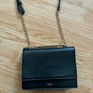 Black Faux leather purse from Riona